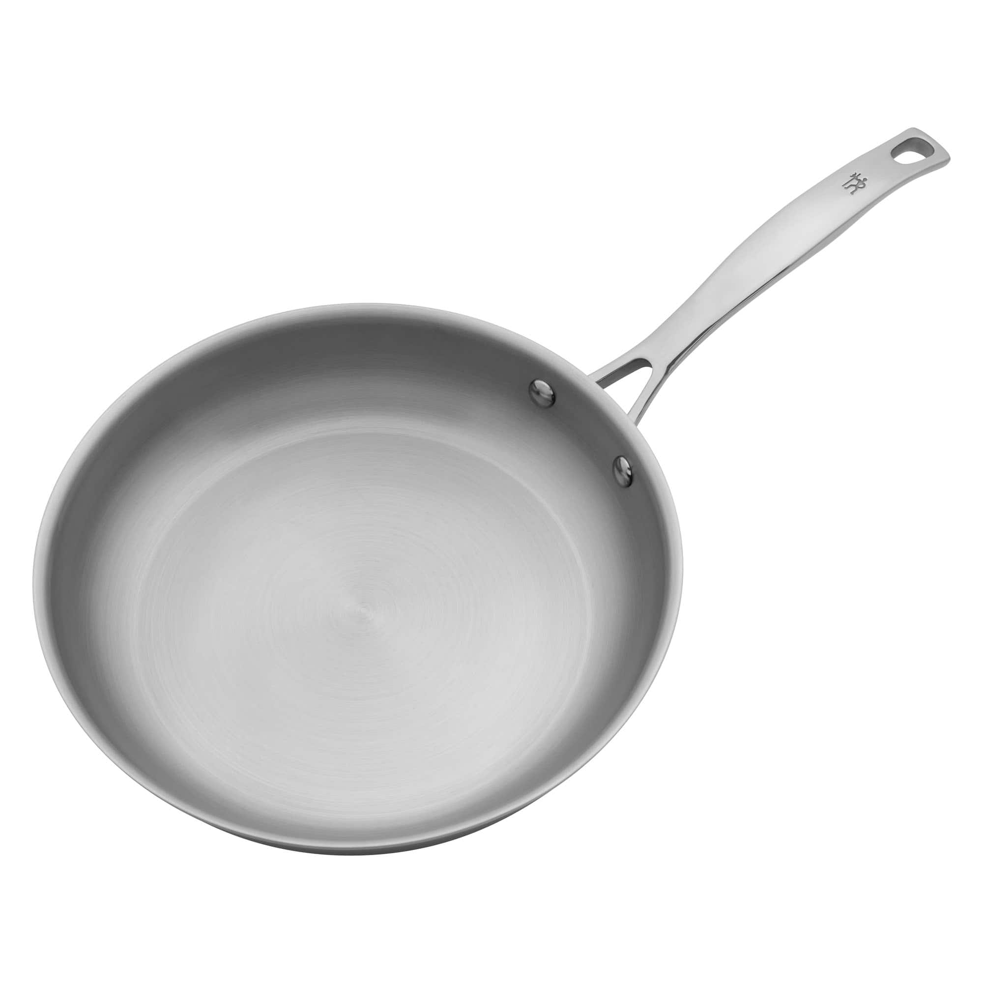 Henckels - Clad H3 10-inch Fry Pan with Lid - Stainless Steel - Thumbnail 2