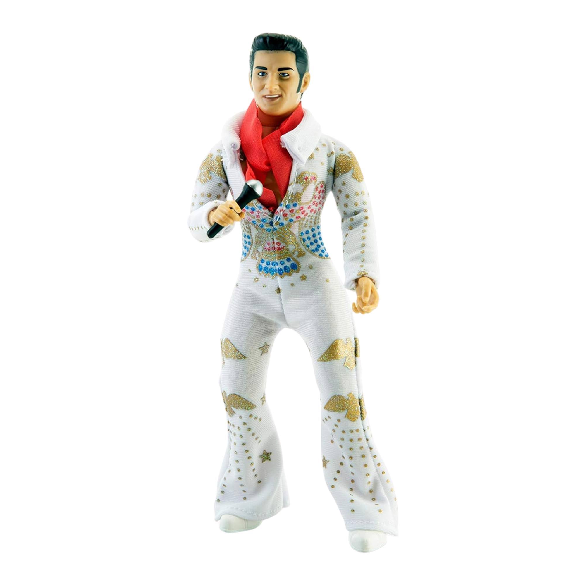 Alt View 1. Mego - Mego Elvis Aloha Jumpsuit 8 Inch Action Figure - White.