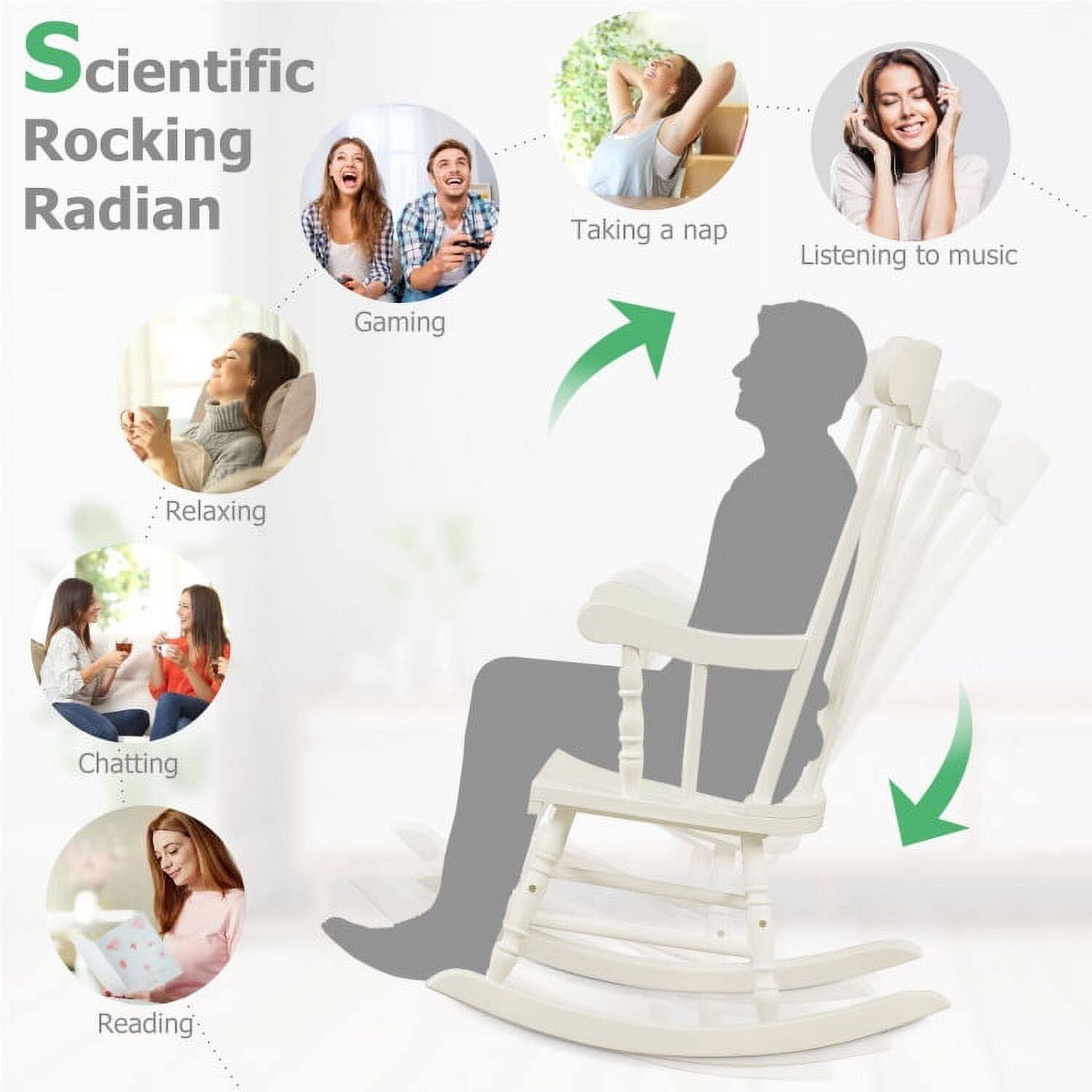Scientific Rocking Radian

- Gaming
- Taking a nap
- Listening to music
- Relaxing
- Chatting
- Reading