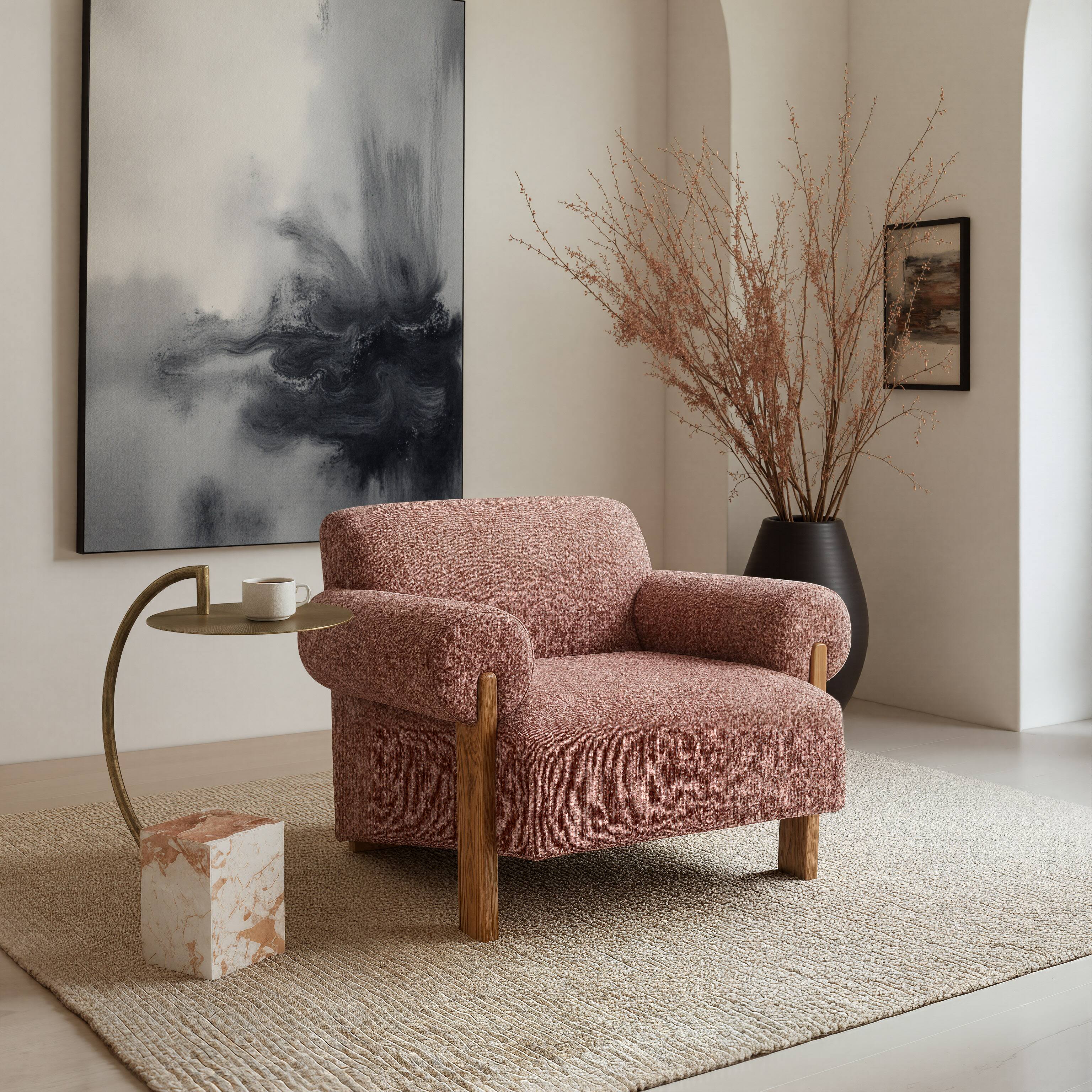 Angle. Hivvago - Voler Side Table Brass - Brass.