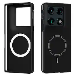Dteck - Magnetic Case for Motorola Razr Fold (2026) Anti-Scratch Shockproof Rugged PC Slim Fit Wireless Charging Cover - Black