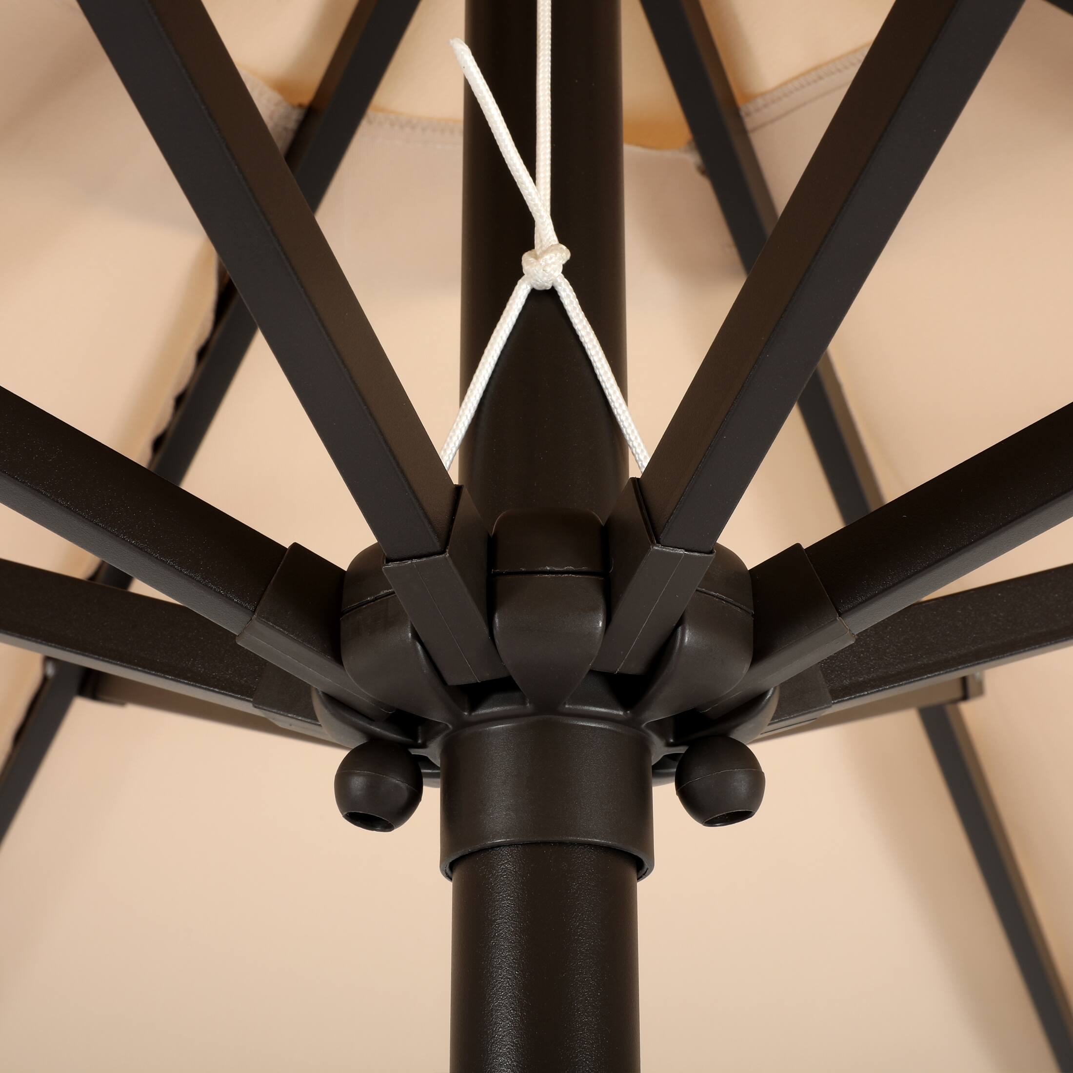 Alt View 5. WestinTrends - WestinTrends Paolo 9 ft. Patio Table Umbrella with tilt and crank features - Beige.