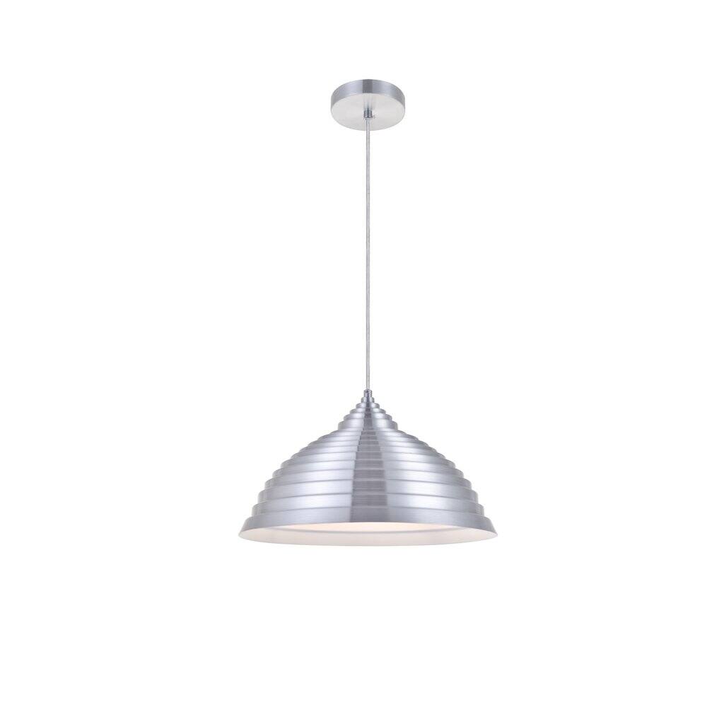 Alt View 3. Living District - Circa 1 Light Burnished Nickel Pendant - Burnished Nickel.