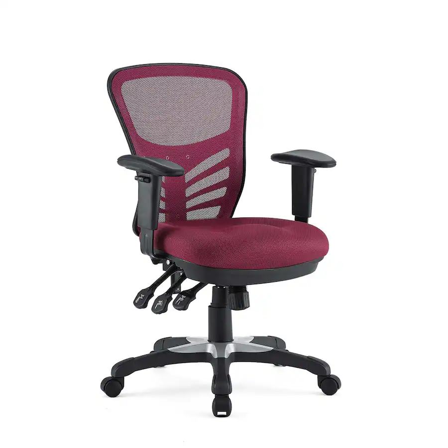 Modway Red Chair Articulate Mesh Office Chair by Modway Red EEI-757-RED - Best Buy