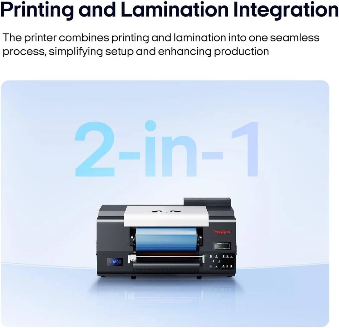 Printing and Lamination Integration

The printer combines printing and lamination into one seamless process, simplifying setup and enhancing production.

2-in-1

Procedred

325