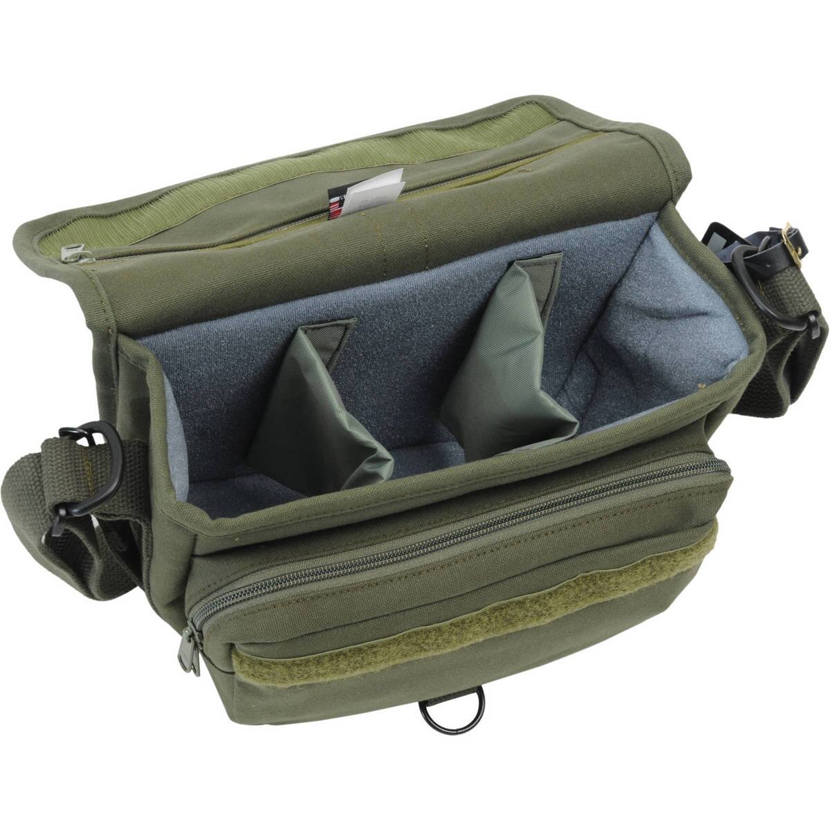 Alt View 1. Domke - Domke F-10 JD Medium Shoulder Bag, Olive - Canvas.