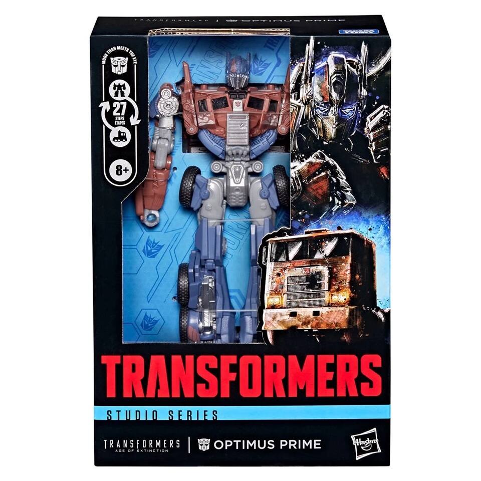 TRANSFORMERS STUDIO SERIES  
TRANSFORMERS | OPTIMUS PRIME AGE OF EXTINCTION  
27 STEPS ETAPES  
8+