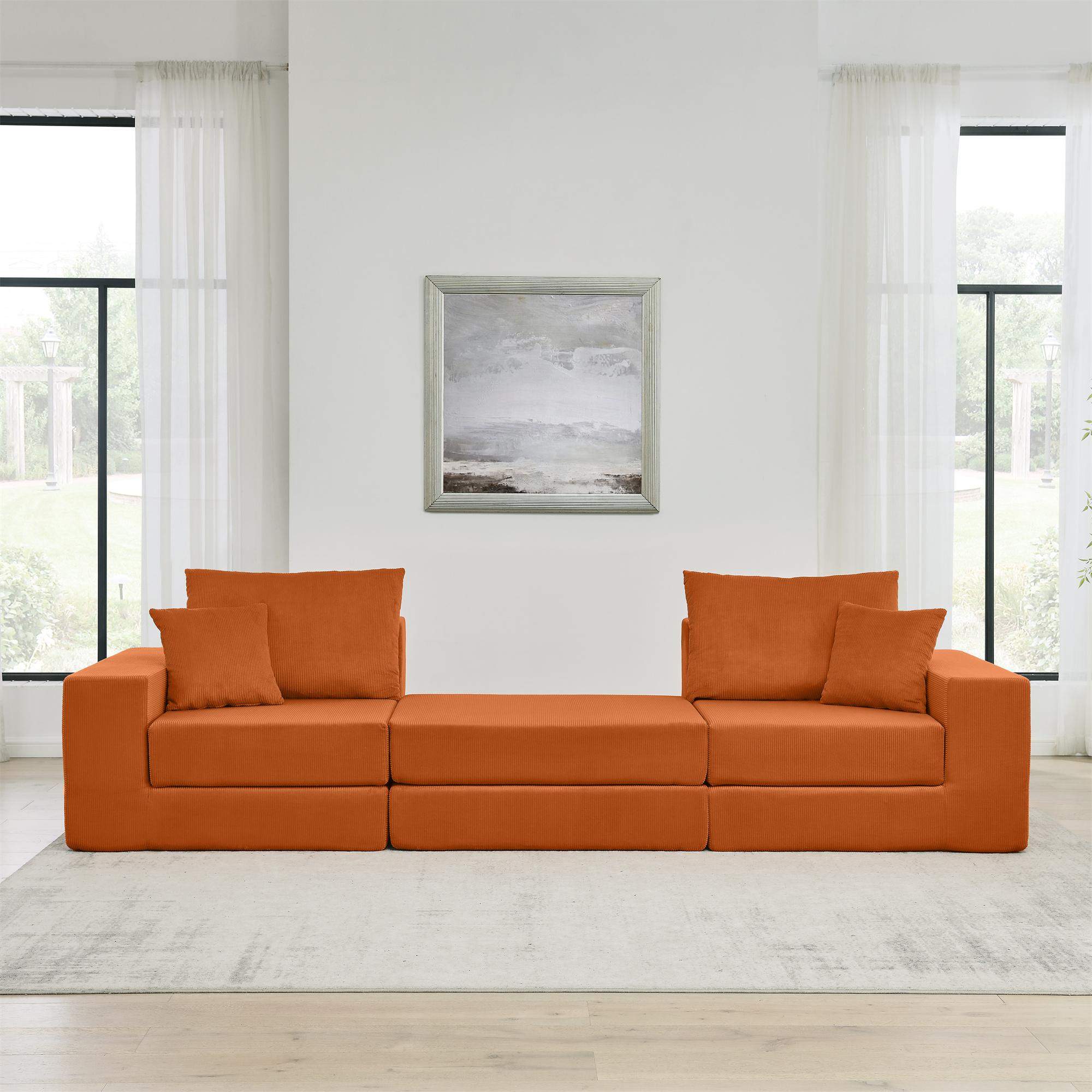 Front. Roomtec - Modular Cloud Sectional Couch Modern Upholstered ...
