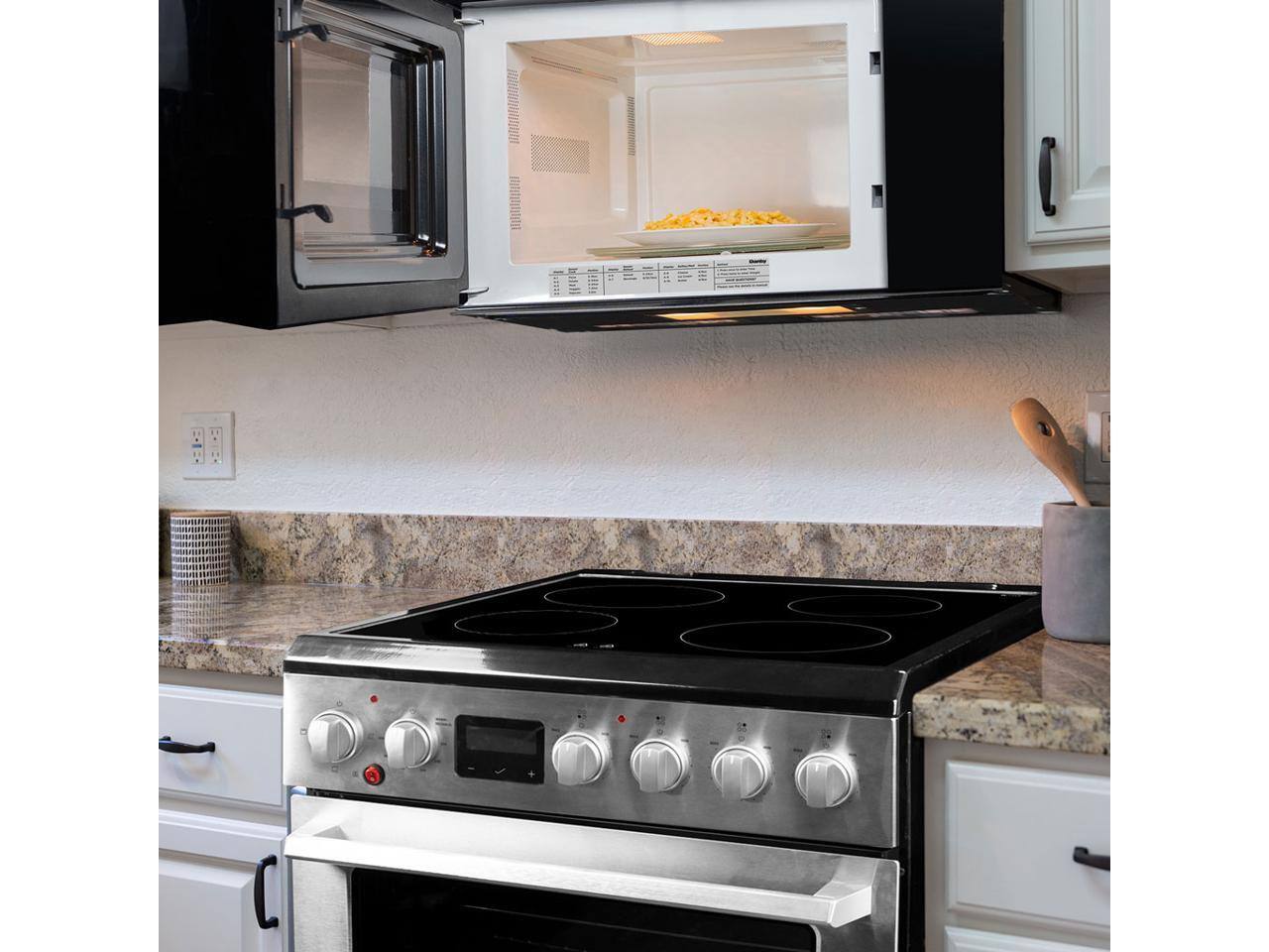 Alt View 1. Danby - Danby 1.4 cu. ft. Over The Range Microwave Oven in Stainless Steel, DOM014401G1 - Stainless Steel.