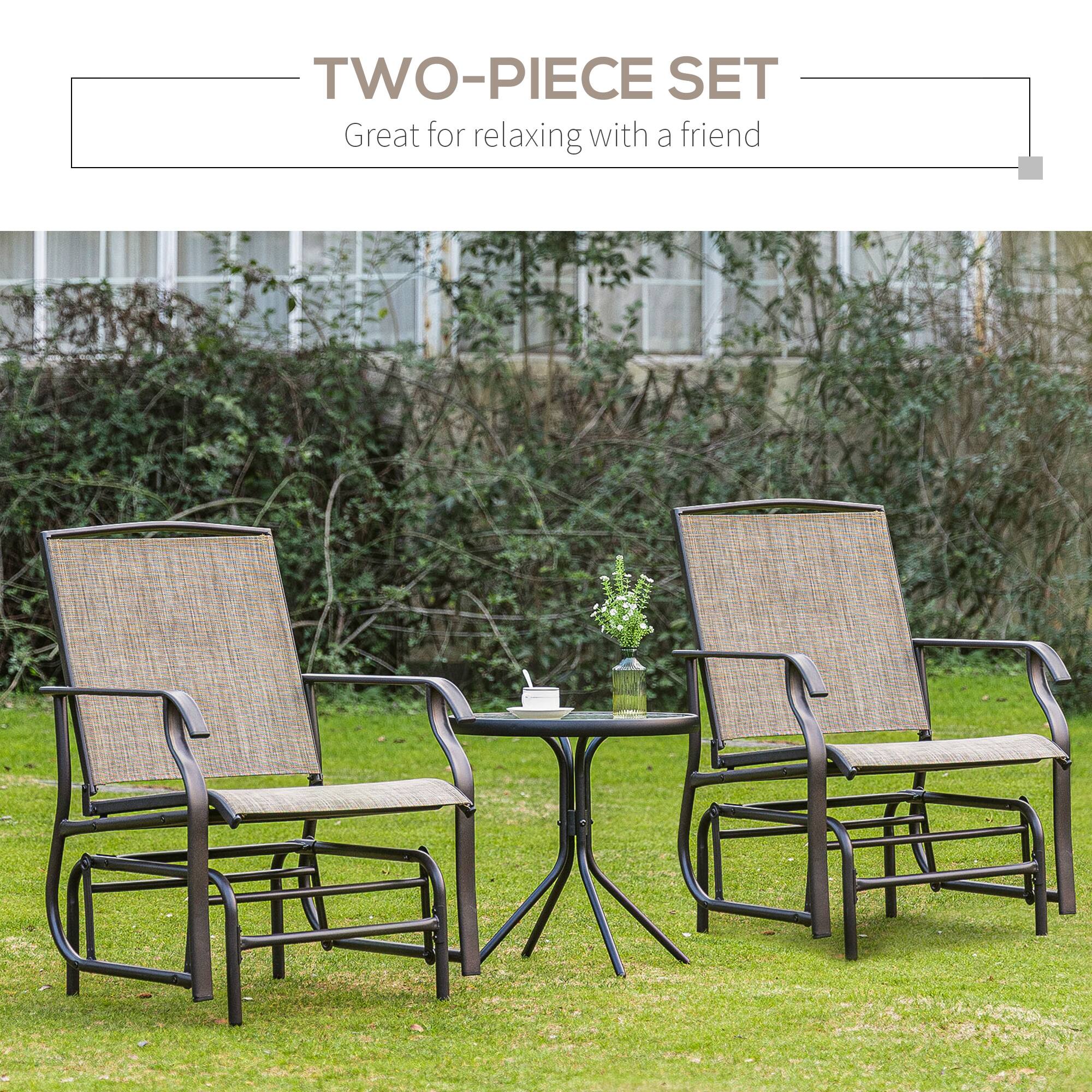 TWO-PIECE SET
Great for relaxing with a friend