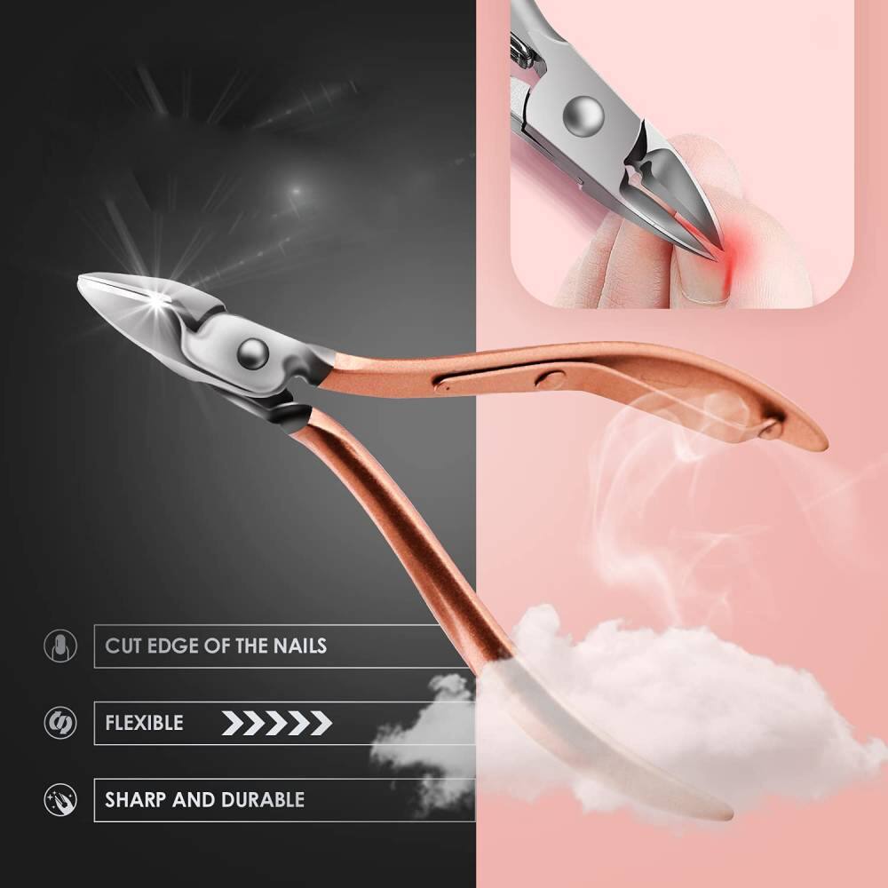 CUT EDGE OF THE NAILS

FLEXIBLE

SHARP AND DURABLE