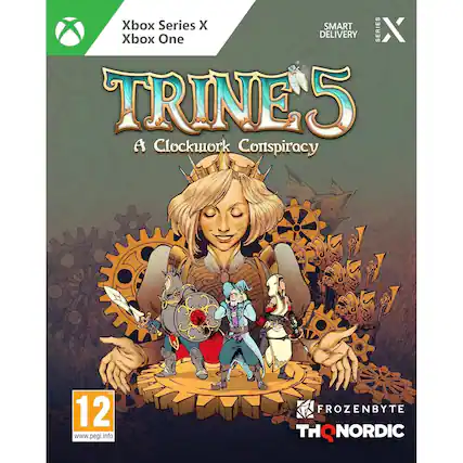 Xbox Series X
Xbox One
Trine 5: A Clockwork Conspiracy
12 www.pegi.info
FROZENBYTE
THQ NORDIC - E10+ (Everyone 10+)