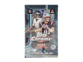 Topps - 2025 Chrome Football Hobby Box - Rookie Cards, Top NFL Prospects