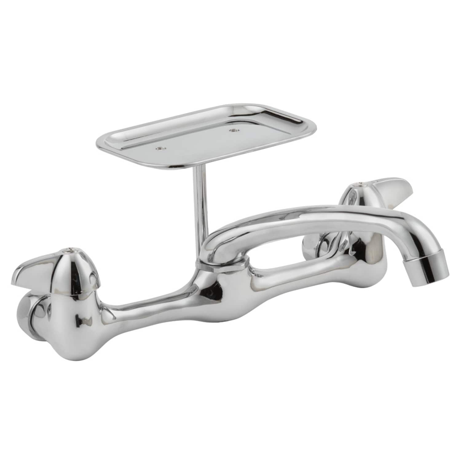 Two Handle Chrome Kitchen Faucet