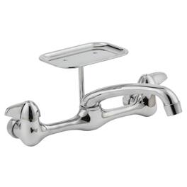 Two Handle Chrome Kitchen Faucet