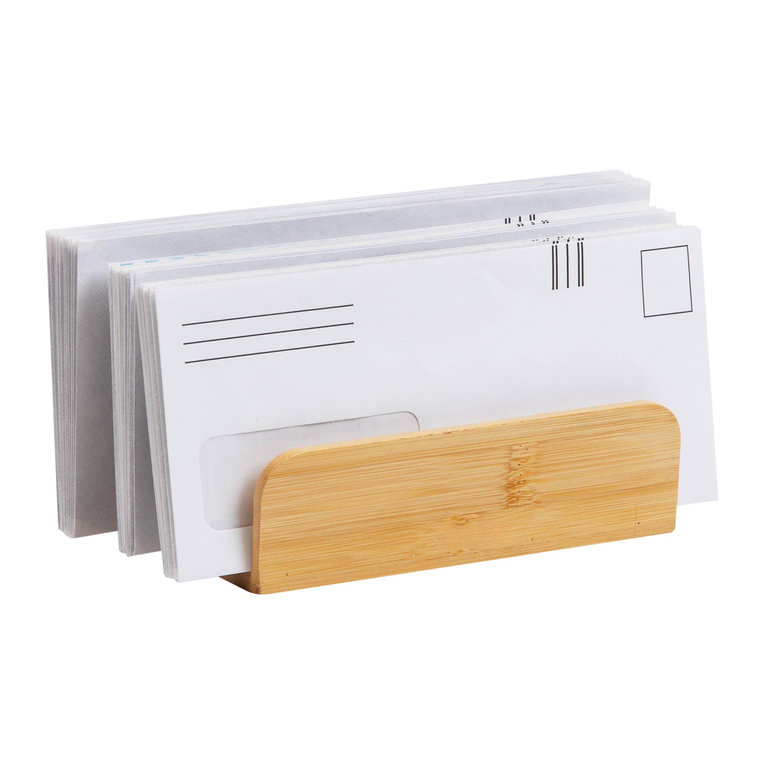 Front. Paradigms Interiors - 3-tier Mail Sorter Desktop Organizer Modern Office X W H - 3-Tier Mail Sorter.