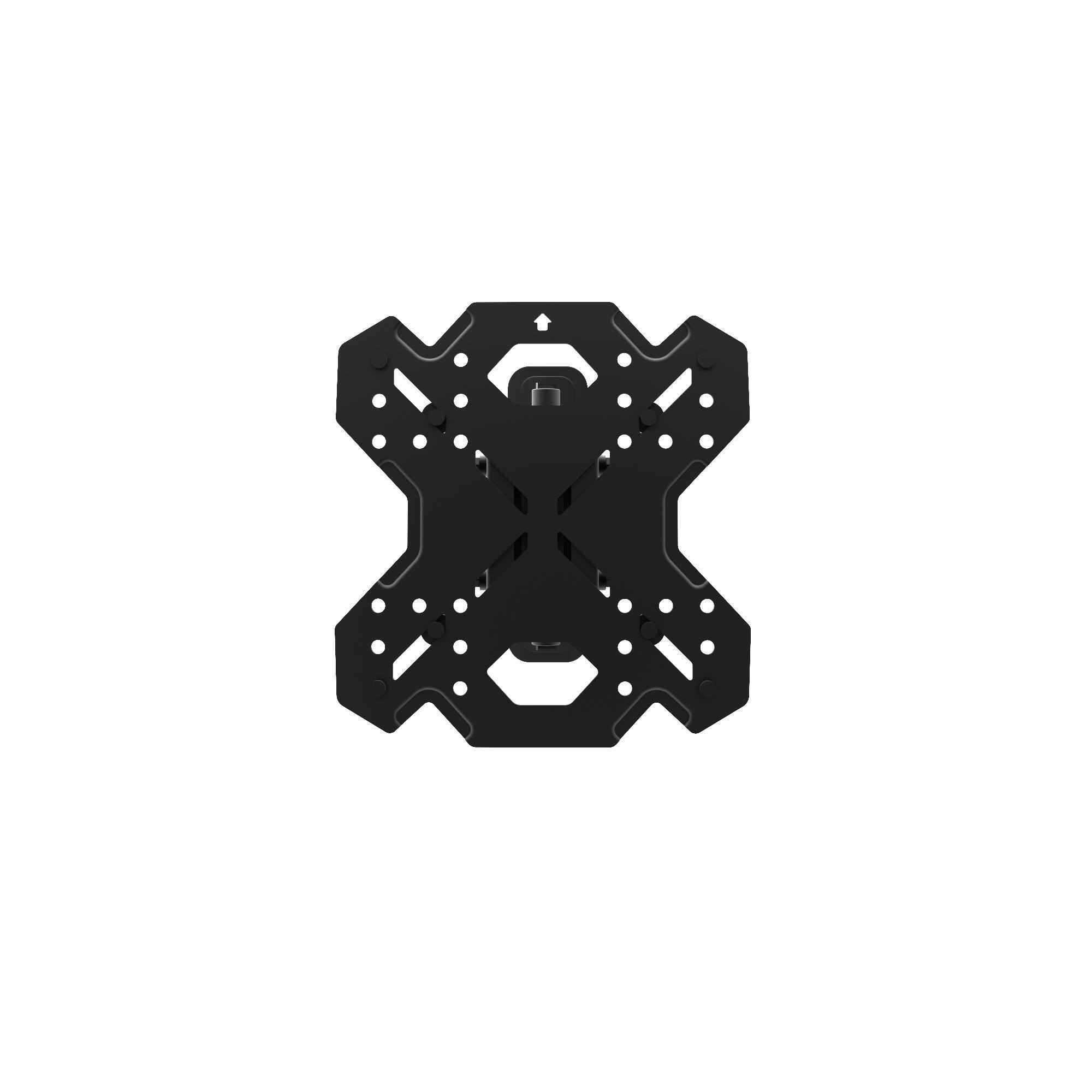 Angle. Kanto - Full Motion Single Stu TV Wall Mount for 25" - 75" TVs - Black.