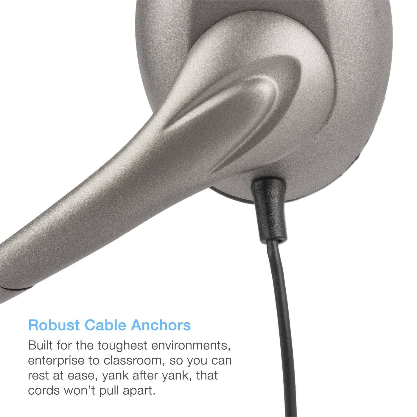 Robust Cable Anchors

Built for the toughest environments, enterprise to classroom, so you can rest at ease, yank after yank, that cords won't pull apart.