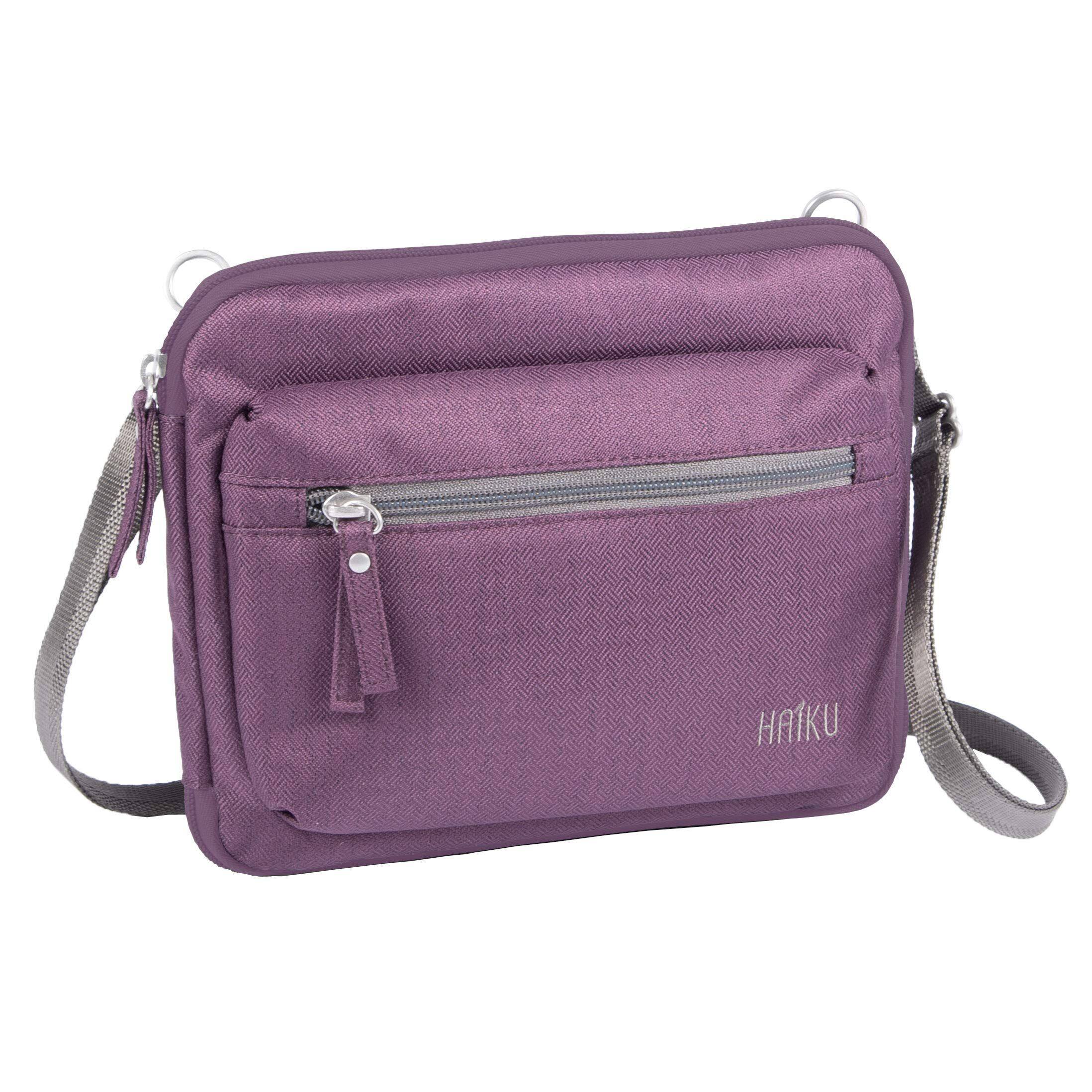 Front. Haiku - Haiku Aspire Folio Crossbody - Blackberry.
