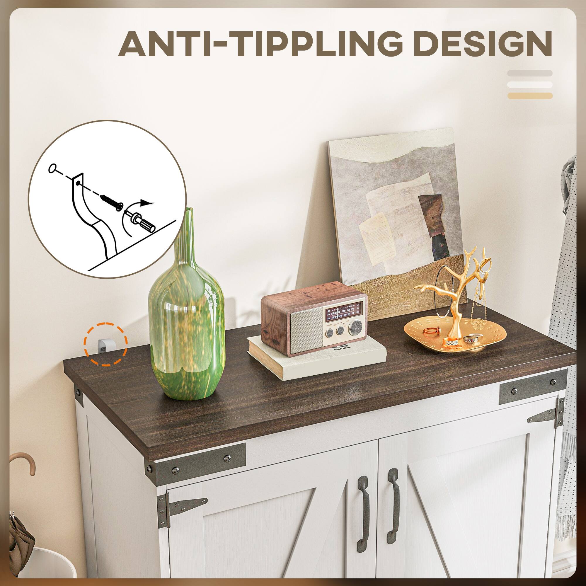 ANTI-TIPPLING DESIGN