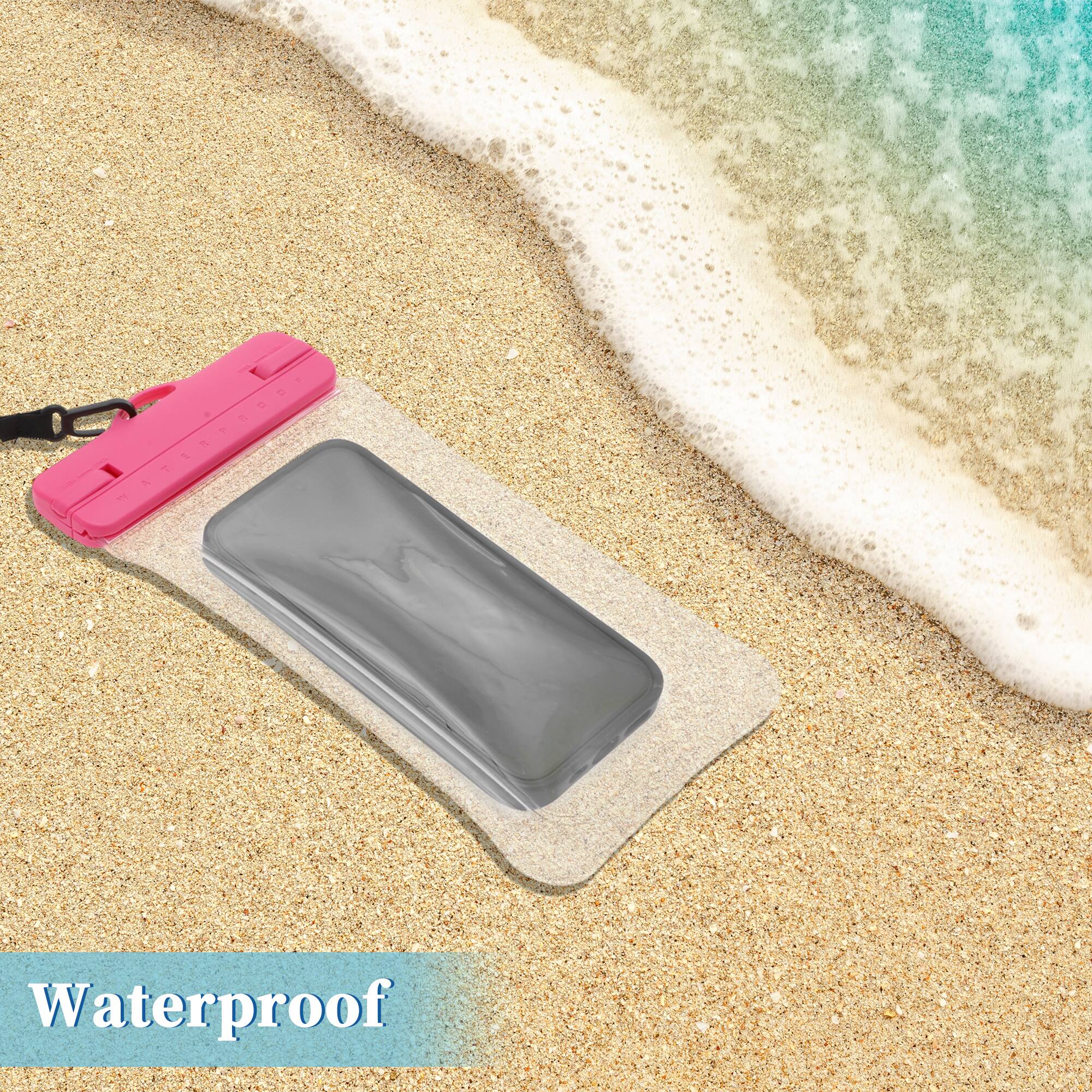 Unique Bargains 2pcs Inflatable Mobile Waterproof Bag Universal ...