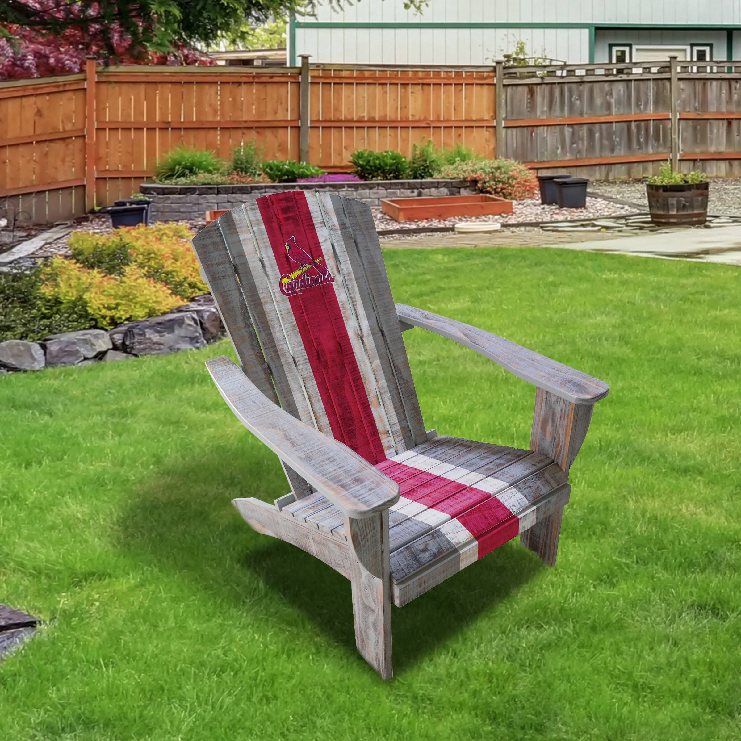 Alt View 1. Imperial - Distressed Wood Adirondack Chair - Gray.
