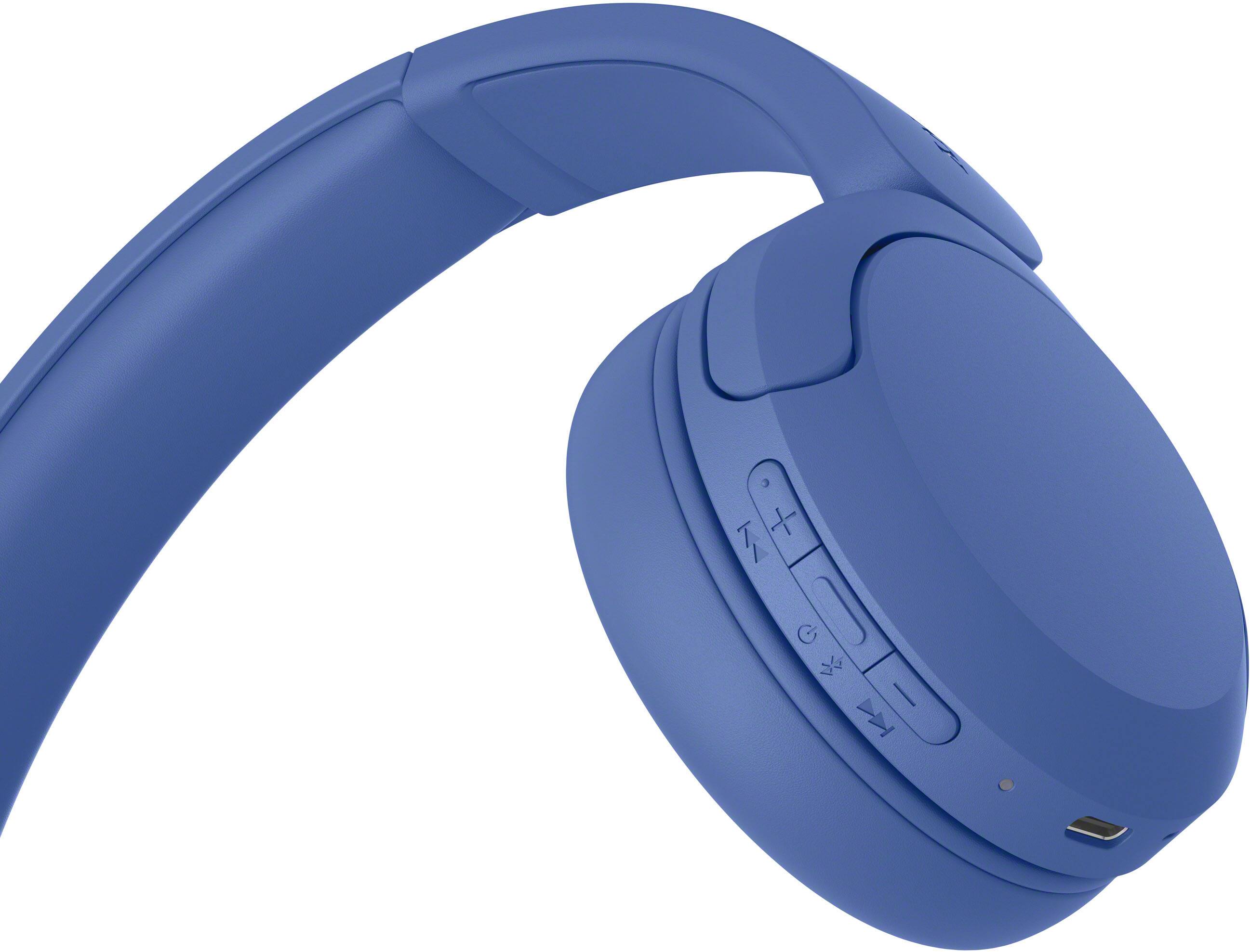 Alt View 2. Sony - WH-CH530 Wireless Headphone with Microphone - Cobalt.