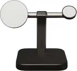 mophie - Qi2 3-in-1 Charging stand - Black