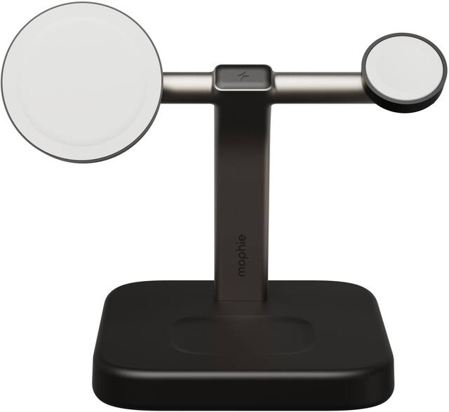 mophie - Qi2 3-in-1 Charging stand - Black