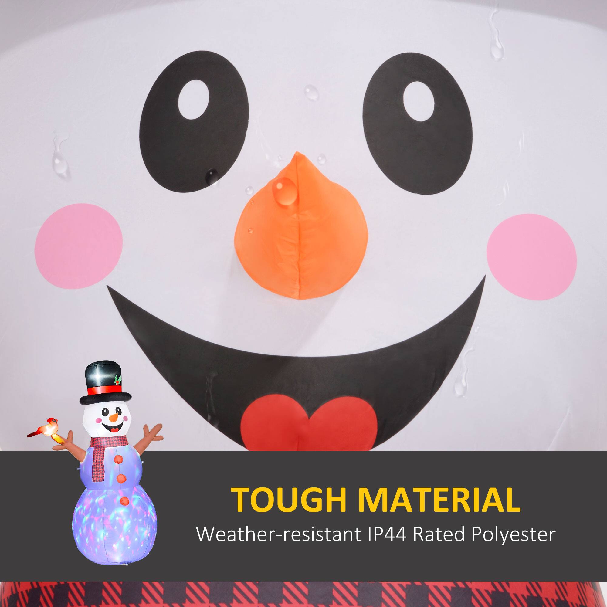 TOUGH MATERIAL
Weather-resistant IP44 Rated Polyester