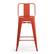 Alt View Zoom 11. Simpli Home - Rayne Metal Counter Height Stool (Set of 4) - Orange.