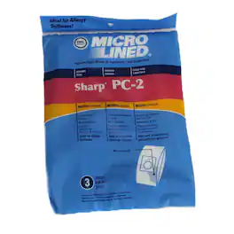 DVC - Sharp Sharp Vacuum Bags for Vacuum Part #SHR-1445 9 Pack