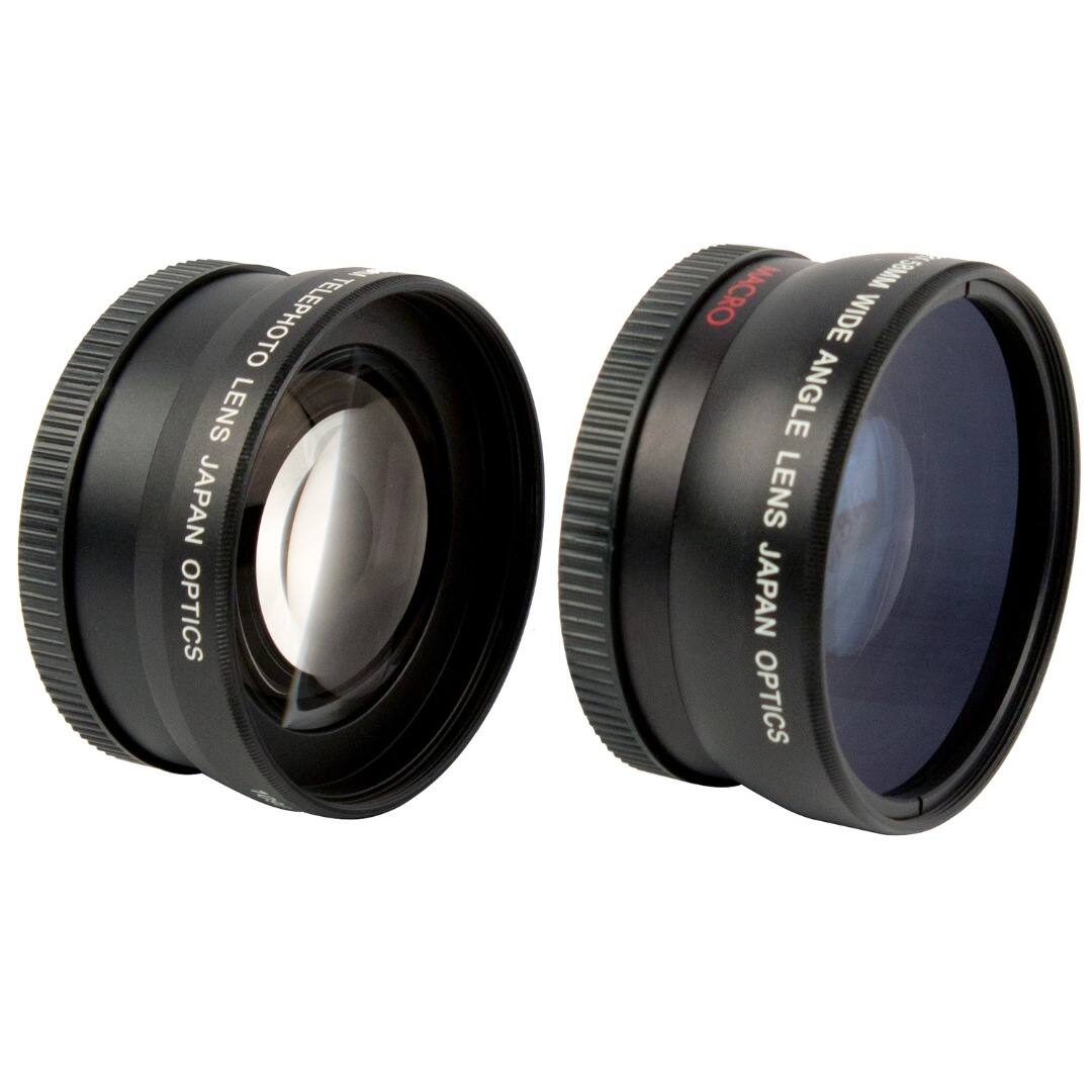 E TELEPHOTO LENS JAPAN OPTICS, MACRO SRMM WIDE ANGLE LENS JAPAN OPTICS