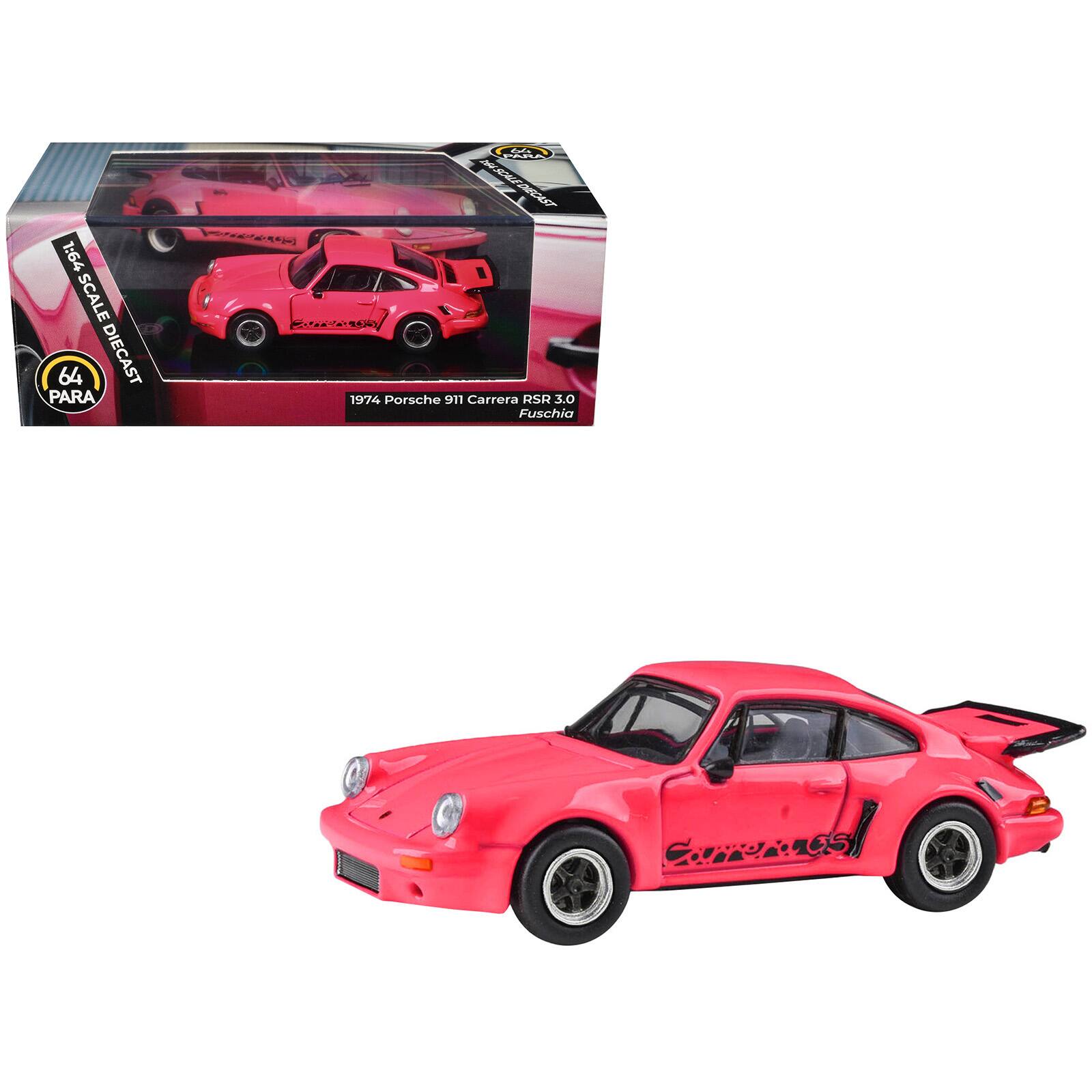 1:64 SCALE PARA 64 DIECAST  
PARA MASCALE DIECAST 12:26  
1974 Porsche 911 Carrera RSR 3.0 Fuschia  
Carreros