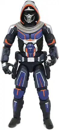 Front. Marvel - Marvel Select Black Widow Movie 7 Inch Taskmaster Action Figure - Blue.