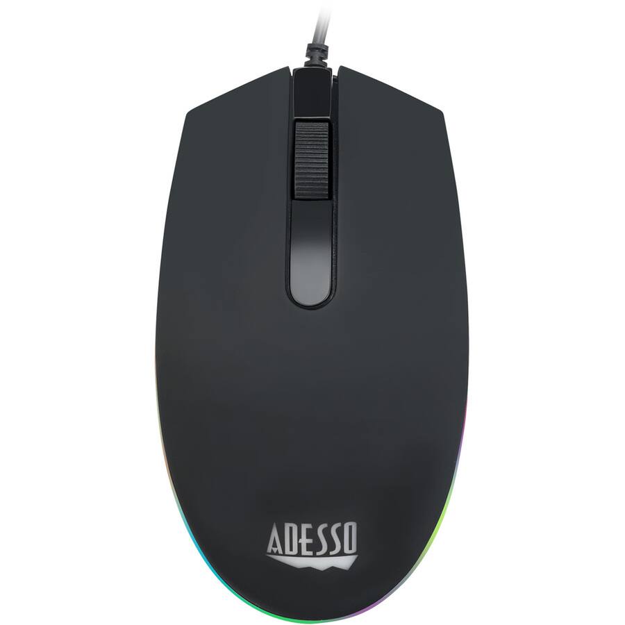 Alt View 5. Adesso - Adesso EasyTouch 137CB Illuminated Gaming Keyboard & Mouse Combo - USB Cable - 104 Key - English (US) - Black - USB - Black.