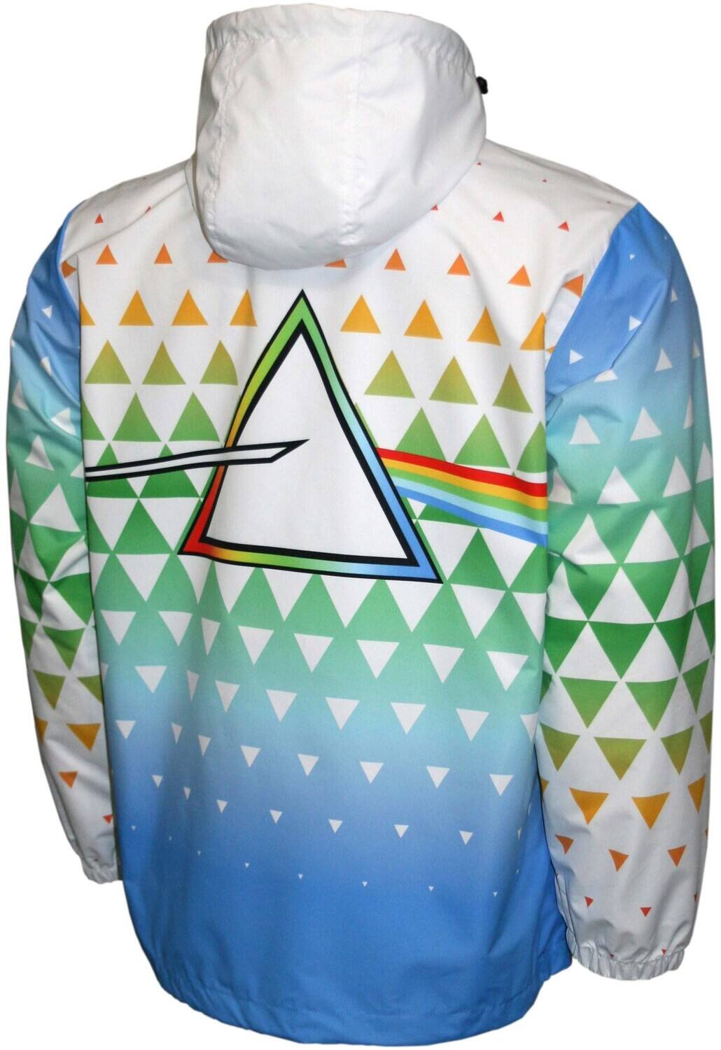 Alt View 1. PopMarket - Pink Floyd - Pink Floyd - Dark Side of the Moon - Water Resistant Pullover Anorak - Large - APPAREL - Multicolor.