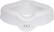 Alt View 12. Carex - Safe Lock Bariatric Raised Toilet Seat - WHITE.