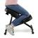 Alt View 19. Costway - Ergonomic Kneeling Adjustable Stool Chair with Lockable Universal Wheels - Black.