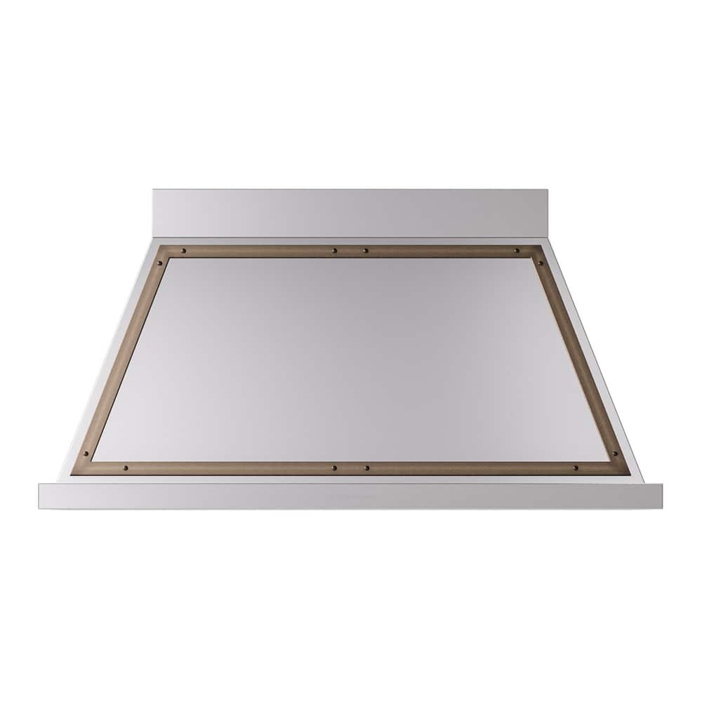 ILVE - 48 inches - Externally Vented - Wall Range Hood - Stainless Steel