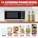 11 COOKING POWER LEVELS
Cook with confidence at any level
SMC1169KS SHARP
Exhaust Fan Only
Level 0
Level 1-2
Level 3-4
Level 5-6
Level 7-8
Level 9-10
These visual representations are for reference only. Please consult the Owner's Manual for more precise guidance.