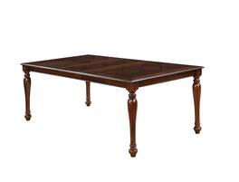 Manhattan Lane - Rectangular Wooden Dining Table With Turned Legs - Brown
