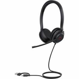 Yealink - USB Wired Headset - Microsoft Teams Certification - Stereo - USB Type A, USB Type C - Wired - 32 Ohm - 20 Hz to - Black