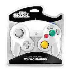 Old Skool Y START/PAUSE + S 3 C A X FOR / POUR/PARA Wii/GAMECUBE