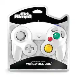 Old Skool - GameCube / Wii Compatible Controller - White