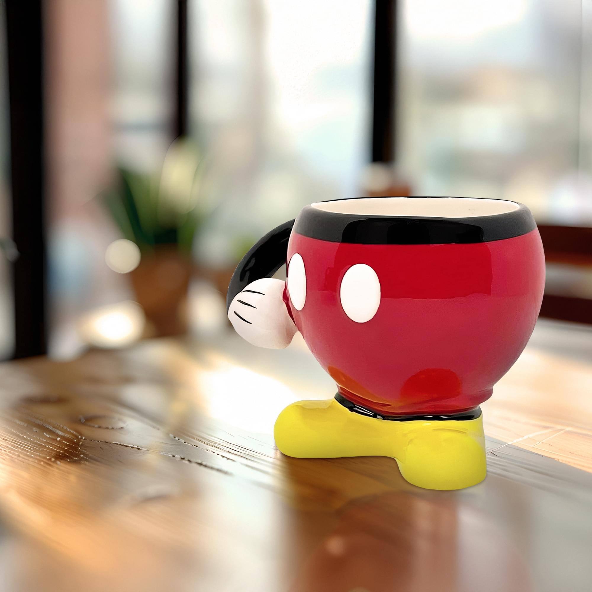 Alt View 4. Disney - Disney Mickey Mouse Red Molded Mug with Arm - Red.