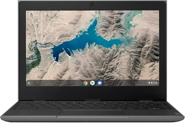 Front. Lenovo - Lenovo Chromebook 100e Gen 2 11.6" AMD A4-9120C 2 core @ 1.6GHz 4GB RAM, 32GB eMMC.