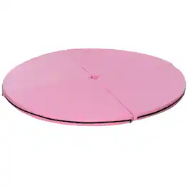 Soozier - Pole Dance Mat, 2"T x 5'W Folding Pole Crash Mat for Home, Lightweight and Foldable - Pink