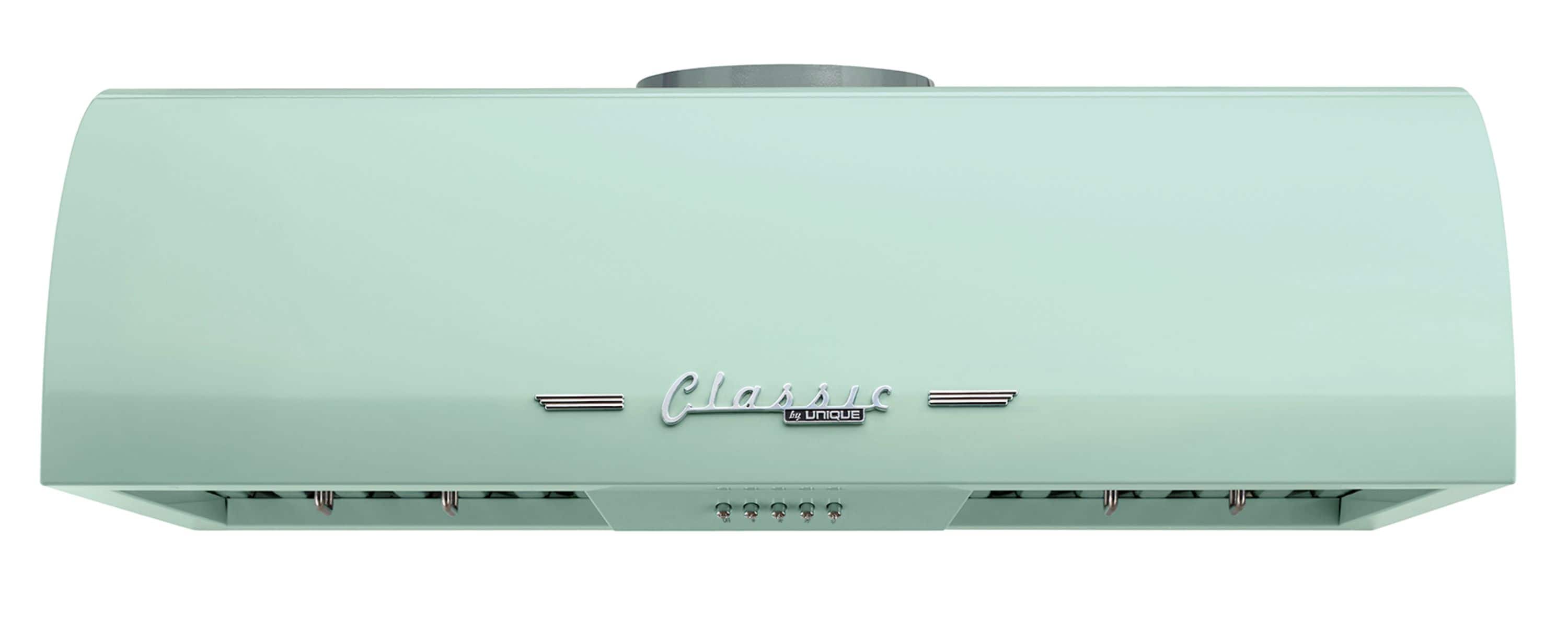 Unique Appliances - 30 inches - Externally Vented - Under cabinet Range Hood - Summer Mint Green - Front_Zoom