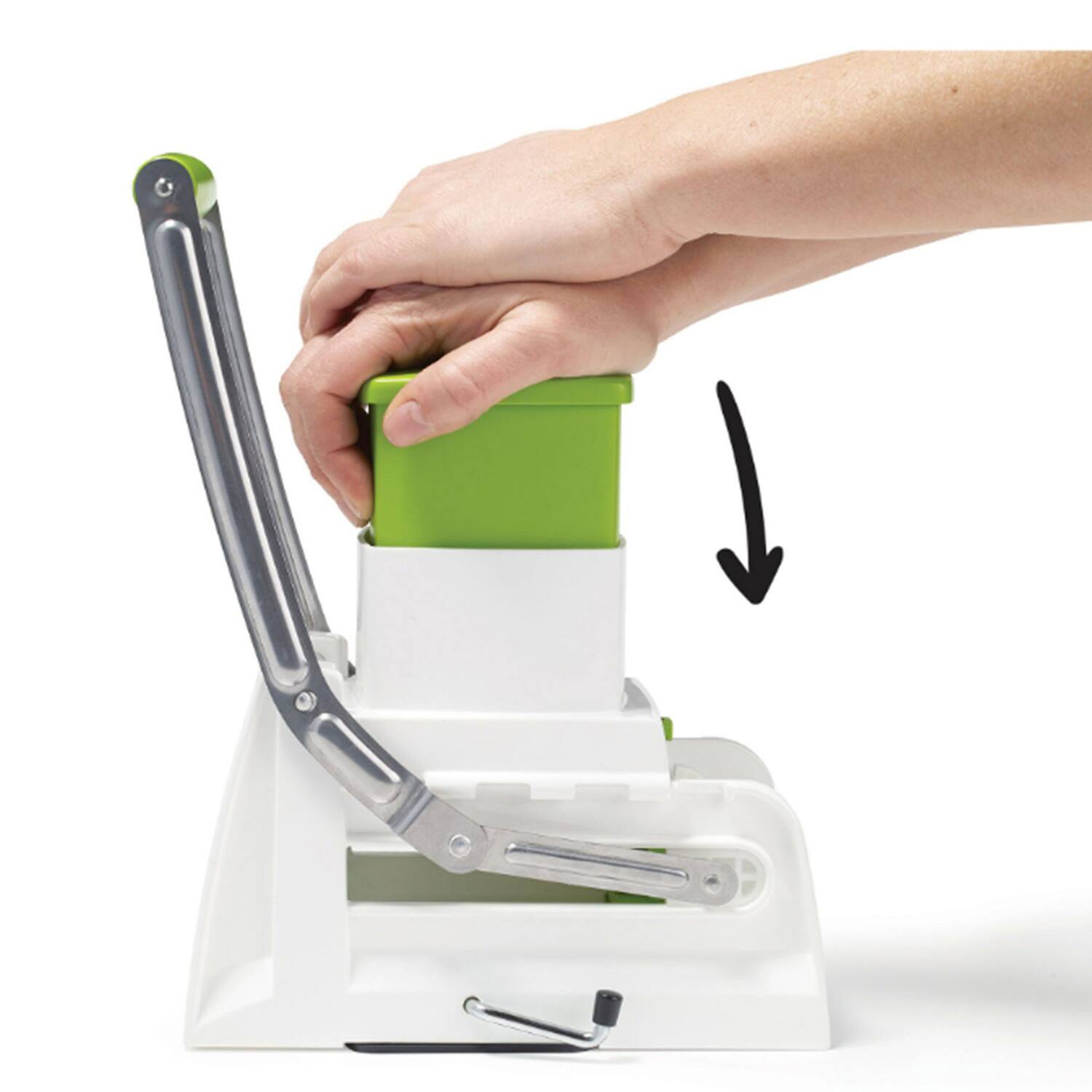 Alt View 1. Starfrit - Pro Fry Cutter and Cuber Multiuse Kitchen Tool - White/Green.